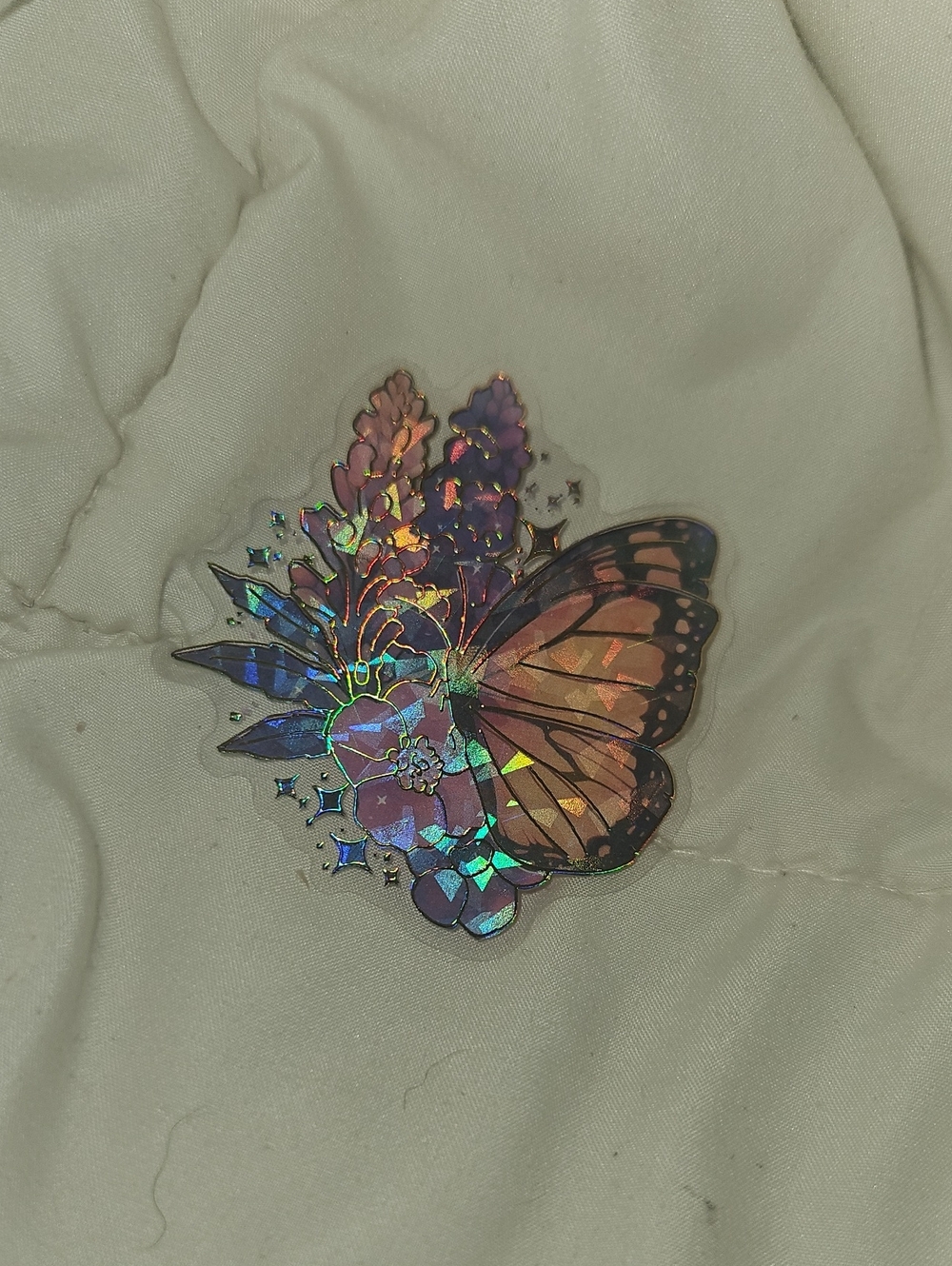 $1 ADD ON - Holographic Butterfly Sticker